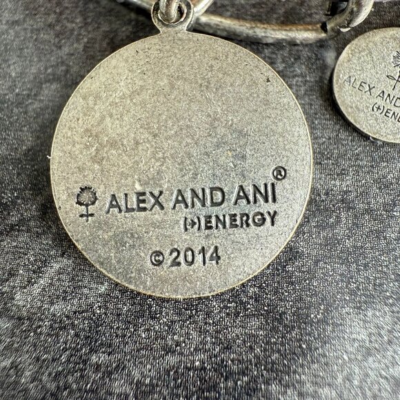 Blessed Bond Alex and Ani Goddaughter Charm Bracelet in Rafaelian Silver 2014 Se - Picture 8 of 14